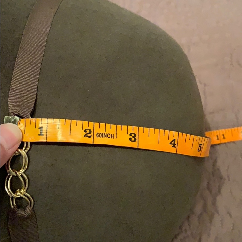 Vintage Style Wool Hat in Brown - Picture 6 of 10